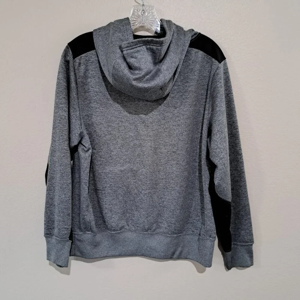 Nike Youth‎ XL Hoodie Grey and black Therma-Fit Long sleeve